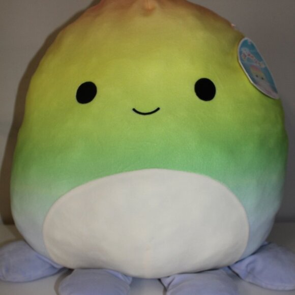Squishmallows Elodie the Octopus 16" Green Ombré Plush NWT Kellytoy Stuffed - Picture 1 of 4